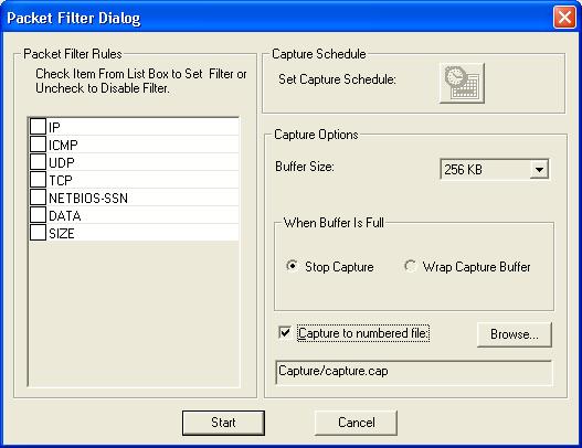 Network Sniffer and Packet Filter